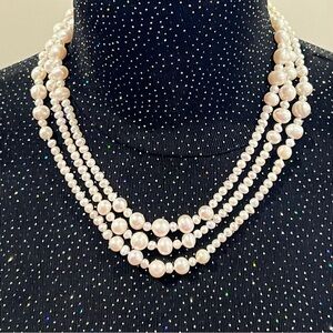NWOT 56” Strand Cultured Freshwater Pearls. Wear Long or Wrap in Multi Strands.